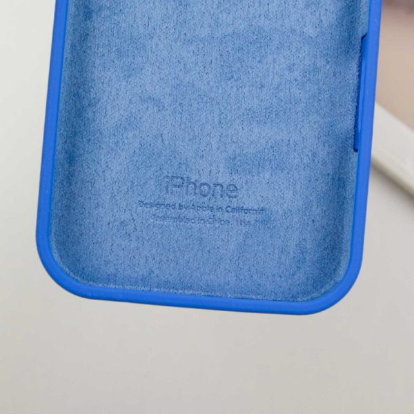 Чохол для iPhone 15 Pro сіліконовий Case Full Protective синій - Зображення 6