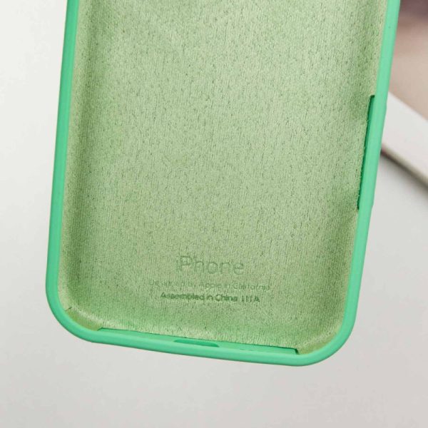 Чохол для iPhone 15 Pro сіліконовий Case Full Protective зелений - Зображення 6