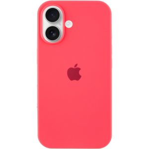 Чохол для iPhone 16 сіліконовий Case Full Protective кавуновий