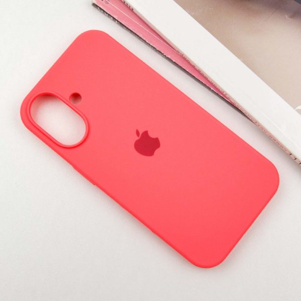 Чохол для iPhone 16 сіліконовий Case Full Protective кавуновий - Зображення 2