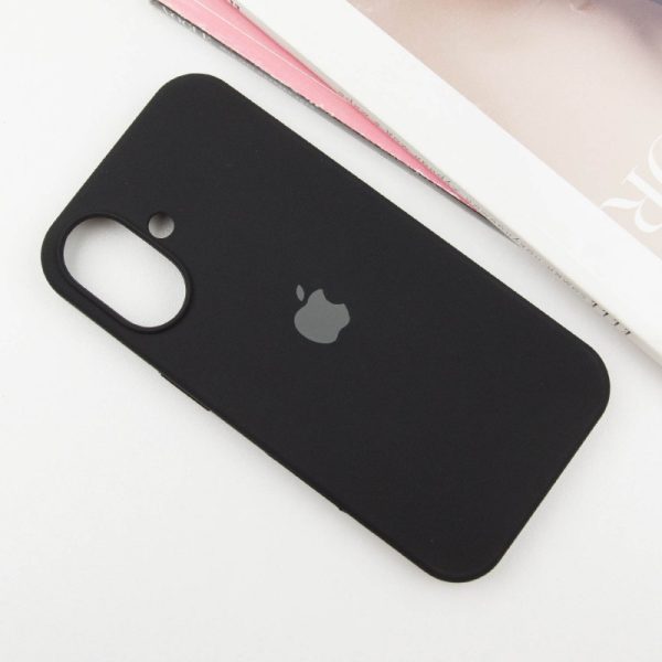 Чохол для iPhone 16 сіліконовий Case Full Protective чорний - Зображення 2