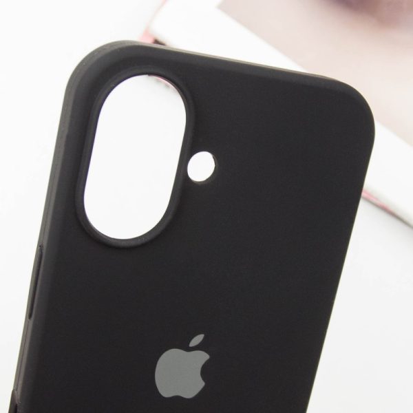 Чохол для iPhone 16 сіліконовий Case Full Protective чорний - Зображення 5