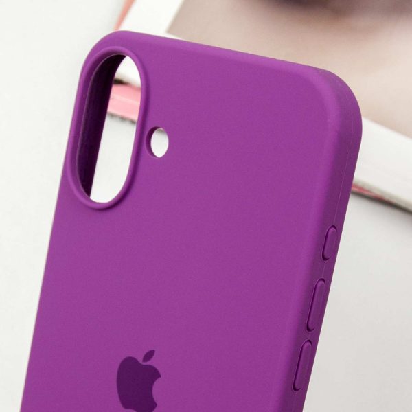 Чохол для iPhone 16 сіліконовий Case Full Protective фіолетовий - Зображення 6