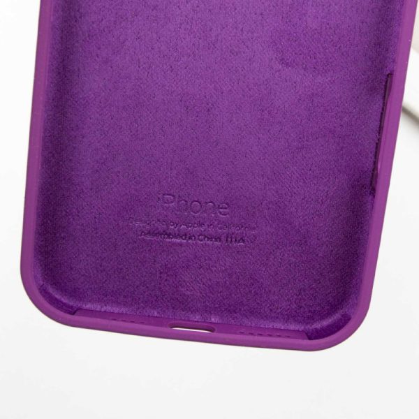 Чохол для iPhone 16 сіліконовий Case Full Protective фіолетовий - Зображення 8