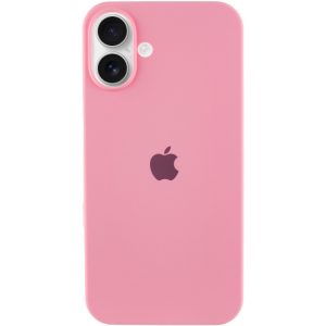 Чохол для iPhone 16 сіліконовий Case Full Protective рожевий