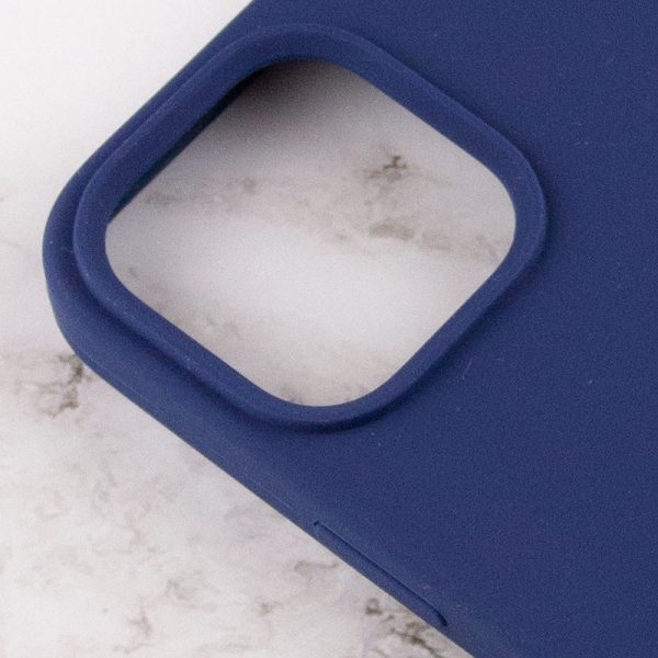 Чохол для iPhone 16 сіліконовий Case Full Protective синій - Зображення 4