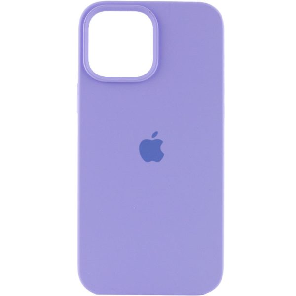 Чохол для iPhone 16 сіліконовий Case Full Protective бузковий
