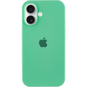 Чохол для iPhone 16 сіліконовий Case Full Protective зелений
