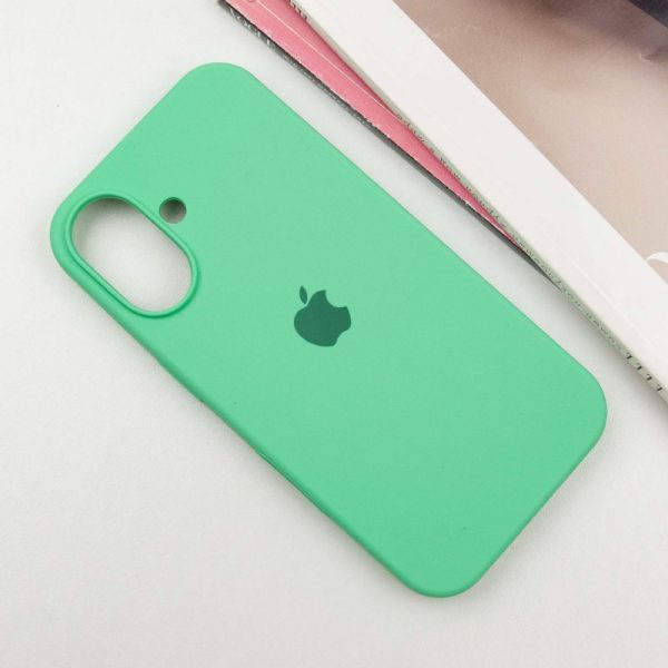 Чохол для iPhone 16 сіліконовий Case Full Protective зелений - Зображення 2