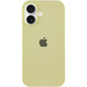 Чохол для iPhone 16 сіліконовий Case Full Protective жовтий