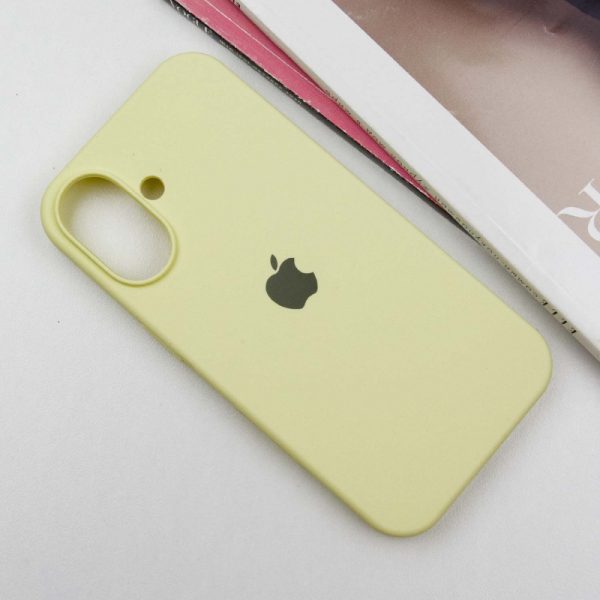 Чохол для iPhone 16 сіліконовий Case Full Protective жовтий - Зображення 2