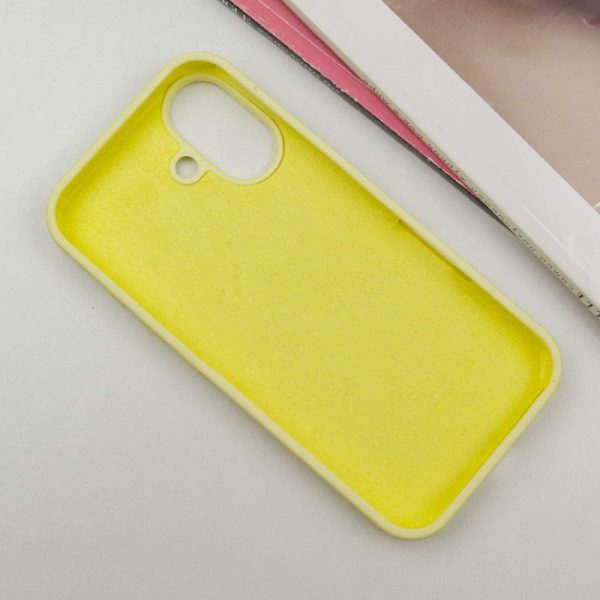 Чохол для iPhone 16 сіліконовий Case Full Protective жовтий - Зображення 3