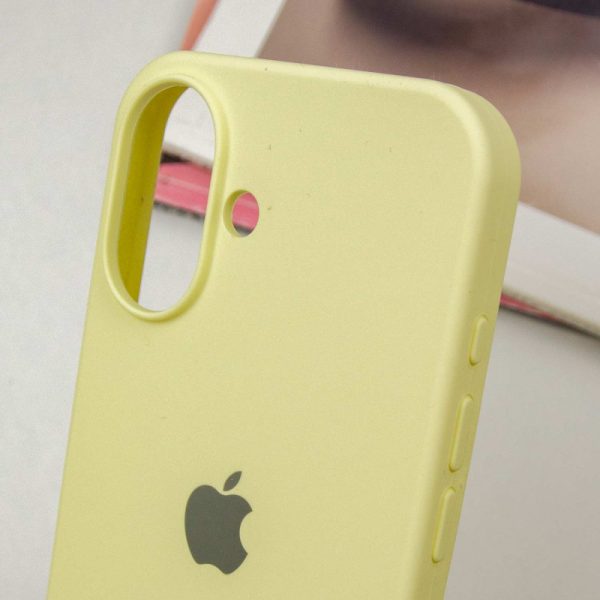 Чохол для iPhone 16 сіліконовий Case Full Protective жовтий - Зображення 6
