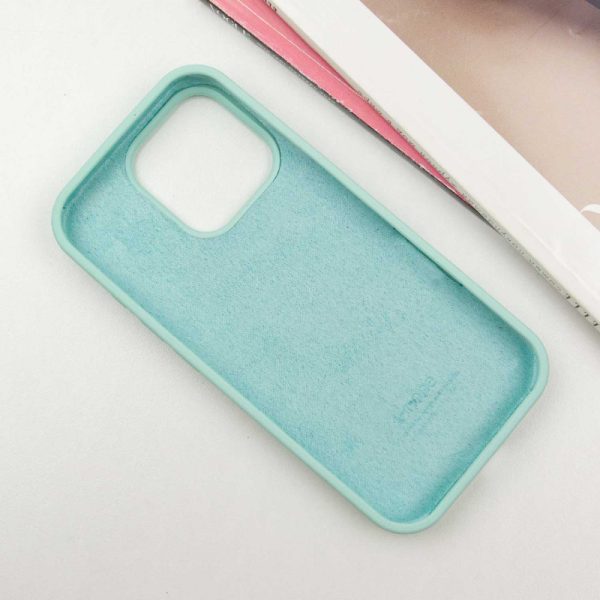 Чохол для iPhone 16 Pro сіліконовий Case Full Protective бірюзовий - Зображення 3