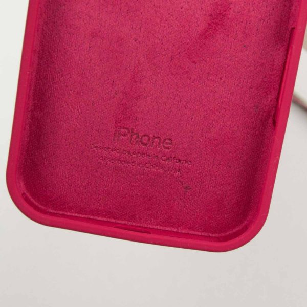Чохол для iPhone 16 Pro сіліконовий Case Full Protective червоний - Зображення 8