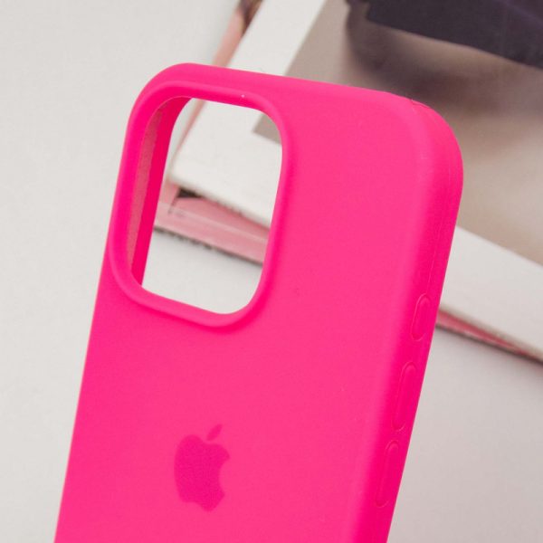 Чохол для iPhone 16 Pro сіліконовий Case Full Protective рожевий - Зображення 5