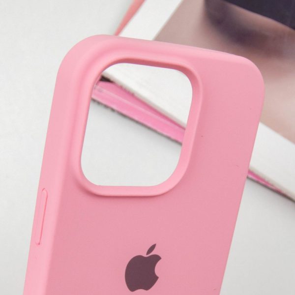 Чохол для iPhone 16 Pro сіліконовий Case Full Protective рожевий - Зображення 4