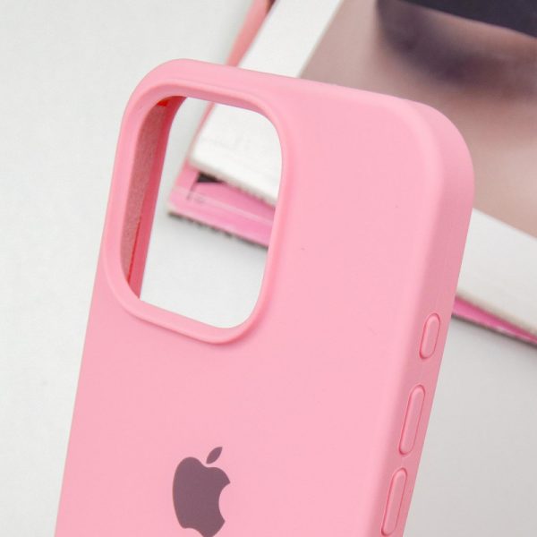 Чохол для iPhone 16 Pro сіліконовий Case Full Protective рожевий - Зображення 5