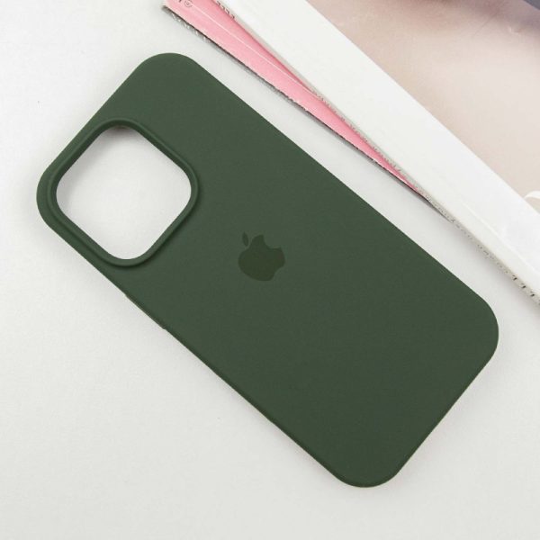 Чохол для iPhone 16 Pro сіліконовий Case Full Protective зелений - Зображення 2