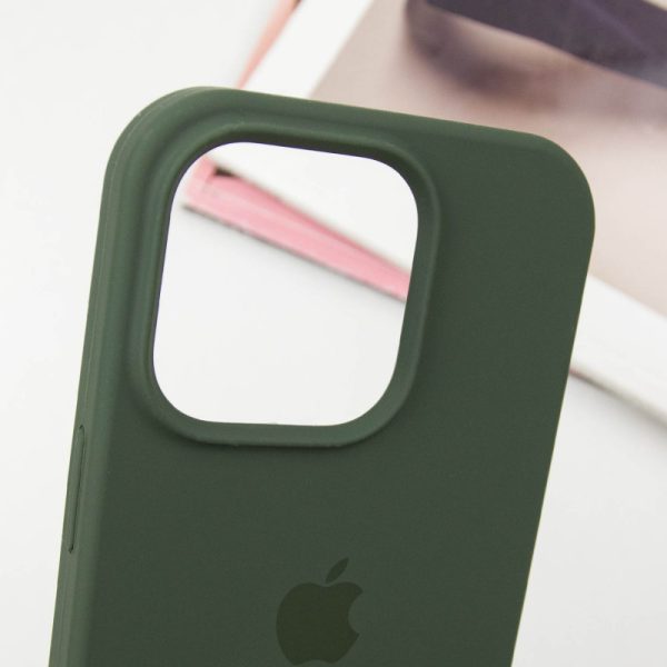Чохол для iPhone 16 Pro сіліконовий Case Full Protective зелений - Зображення 5