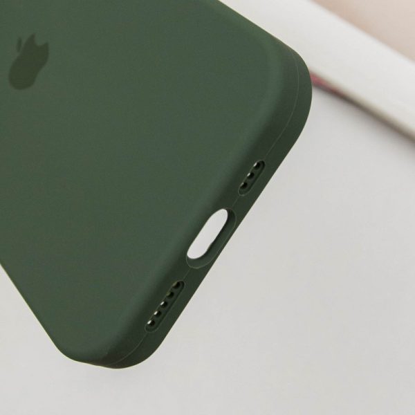 Чохол для iPhone 16 Pro сіліконовий Case Full Protective зелений - Зображення 7