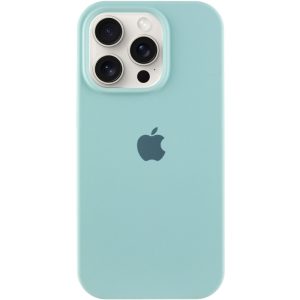 Чохол для iPhone 16 Pro Max сіліконовий Case Full Protective бірюзовий