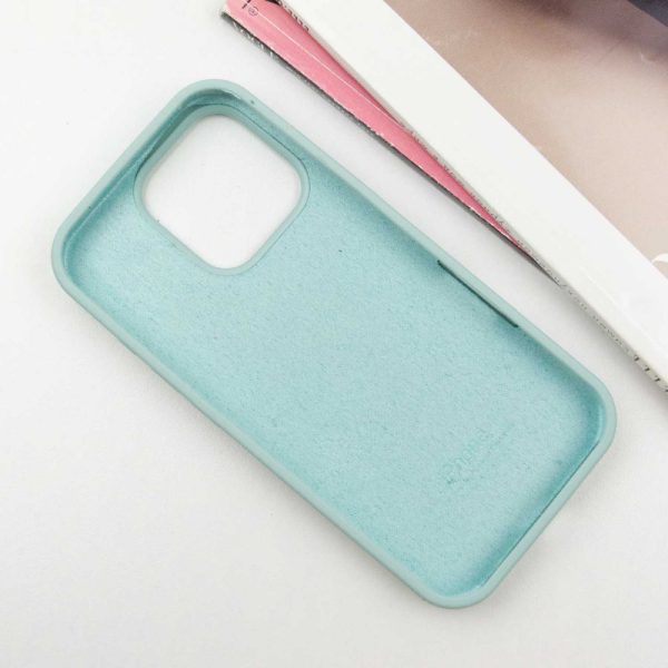 Чохол для iPhone 16 Pro Max сіліконовий Case Full Protective бірюзовий - Зображення 3