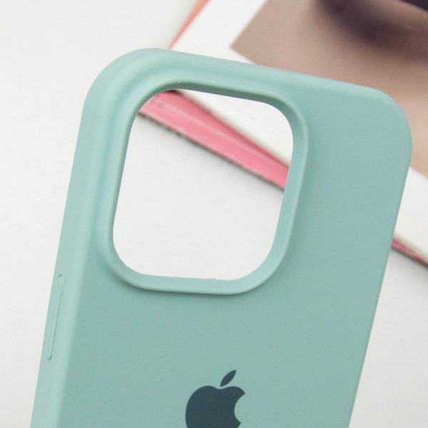 Чохол для iPhone 16 Pro Max сіліконовий Case Full Protective бірюзовий - Зображення 4
