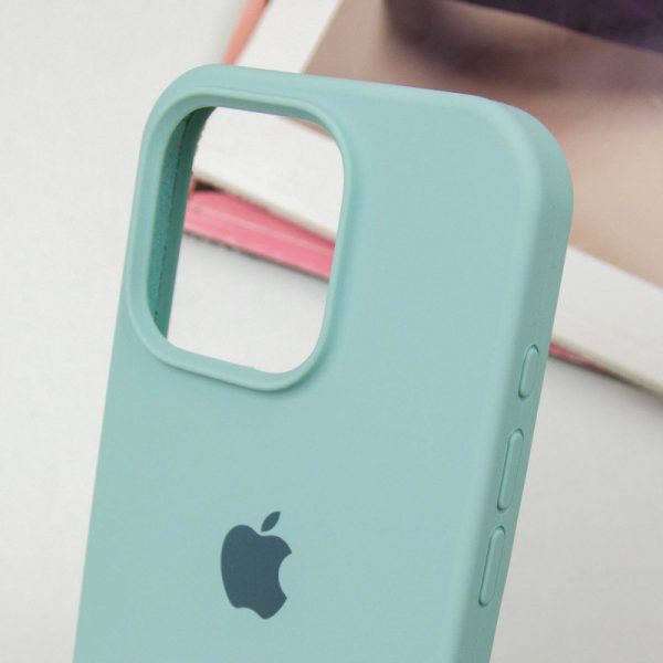 Чохол для iPhone 16 Pro Max сіліконовий Case Full Protective бірюзовий - Зображення 6
