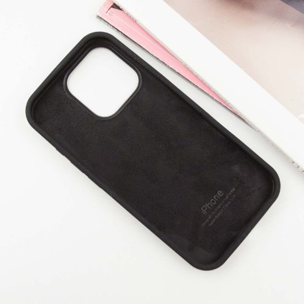 Чохол для iPhone 16 Pro Max сіліконовий Case Full Protective чорний - Зображення 3