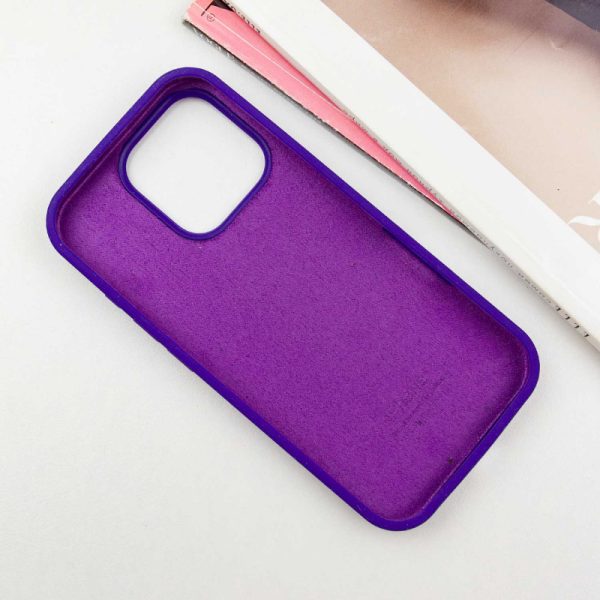 Чохол для iPhone 16 Pro Max сіліконовий Case Full Protective фіолетовий - Зображення 3
