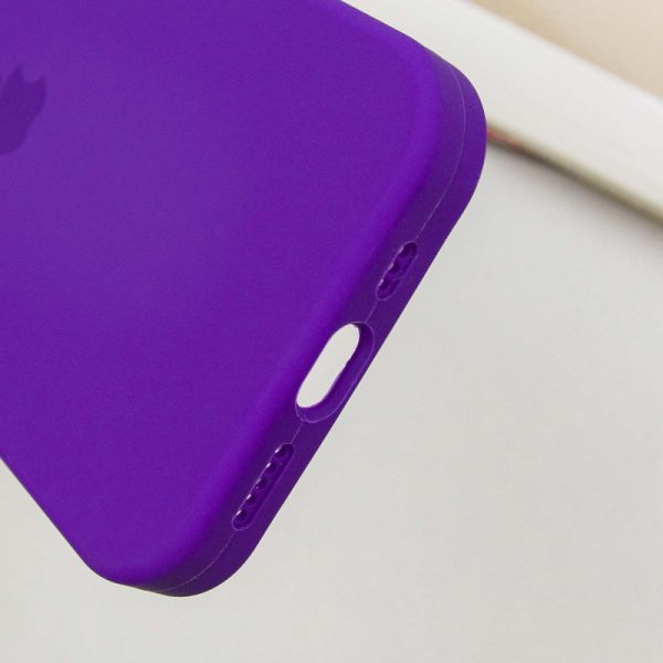 Чохол для iPhone 16 Pro Max сіліконовий Case Full Protective фіолетовий - Зображення 7