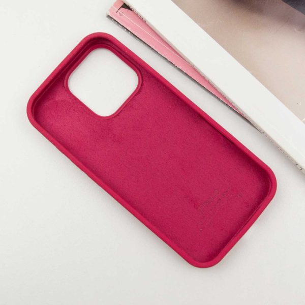 Чохол для iPhone 16 Pro Max сіліконовий Case Full Protective червоний - Зображення 3