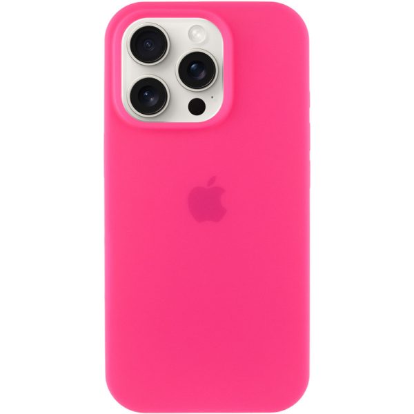 Чохол для iPhone 16 Pro Max сіліконовий Case Full Protective рожевий