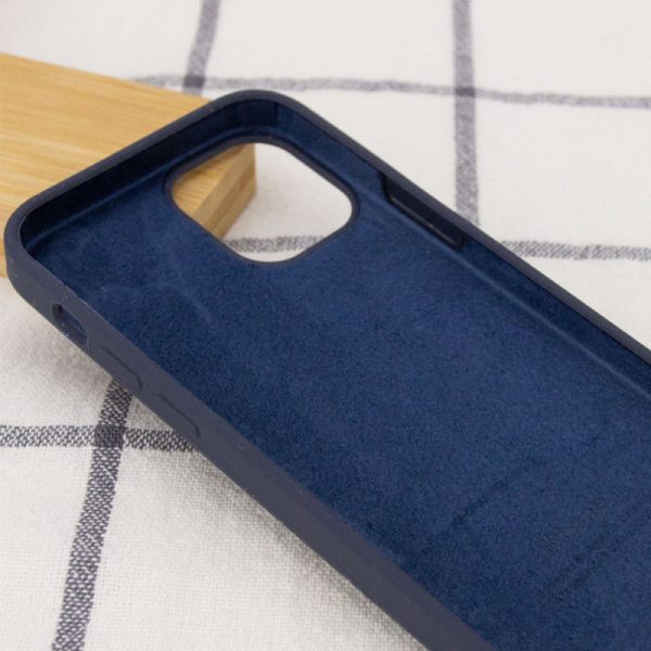 Чохол для iPhone 16 Pro Max сіліконовий Case Full Protective темно-синій - Зображення 3