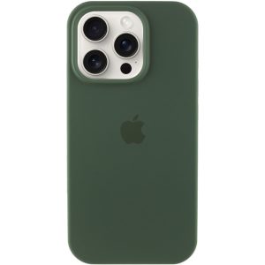 Чохол для iPhone 16 Pro Max сіліконовий Case Full Protective зелений