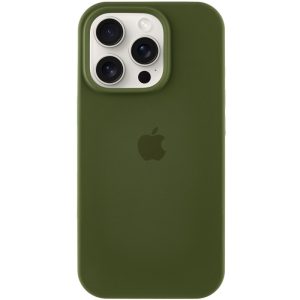 Чохол для iPhone 16 Pro Max сіліконовий Case Full Protective зелений
