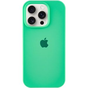 Чохол для iPhone 16 Pro Max сіліконовий Case Full Protective зелений