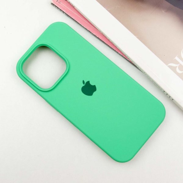 Чохол для iPhone 16 Pro Max сіліконовий Case Full Protective зелений - Зображення 2