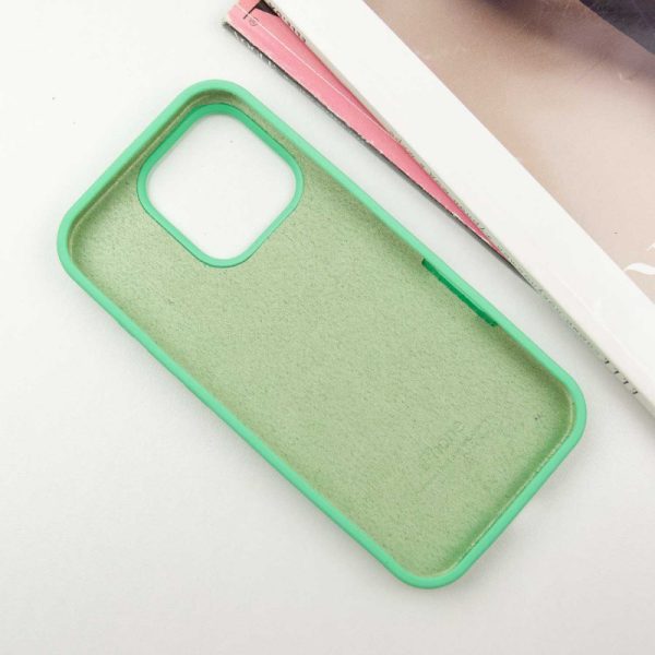 Чохол для iPhone 16 Pro Max сіліконовий Case Full Protective зелений - Зображення 3