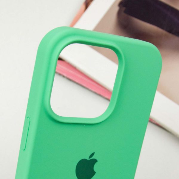 Чохол для iPhone 16 Pro Max сіліконовий Case Full Protective зелений - Зображення 5