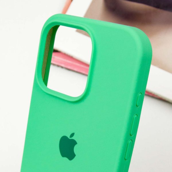 Чохол для iPhone 16 Pro Max сіліконовий Case Full Protective зелений - Зображення 6