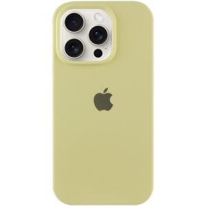 Чохол для iPhone 16 Pro Max сіліконовий Case Full Protective жовтий