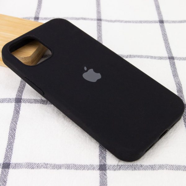 Чохол для iPhone 12 Pro сіліконовий Case Full Protective чорний - Зображення 2