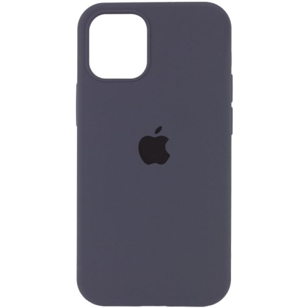 Чохол для iPhone 12 Pro сіліконовий Case Full Protective сірий