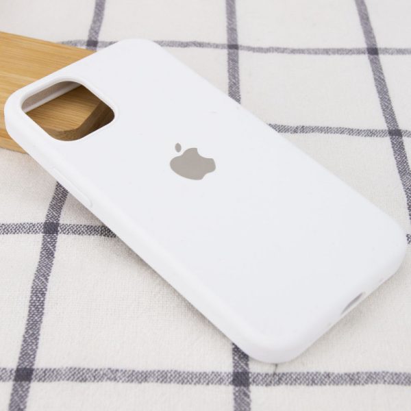 Чохол для iPhone 13 mini сіліконовий Case Full Protective білий - Зображення 2