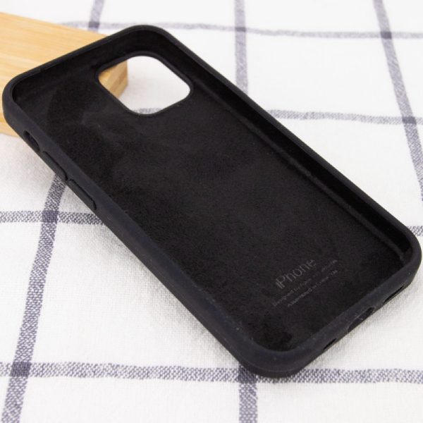 Чохол для iPhone 13 mini сіліконовий Case Full Protective чорний - Зображення 3