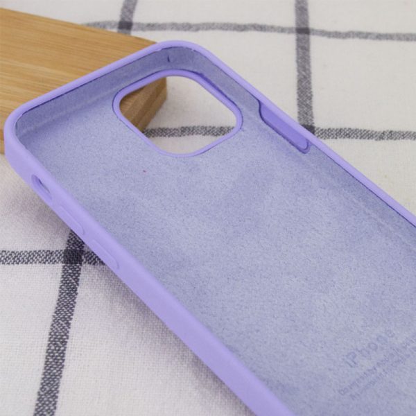 Чохол для iPhone 13 mini сіліконовий Case Full Protective бузковий - Зображення 3