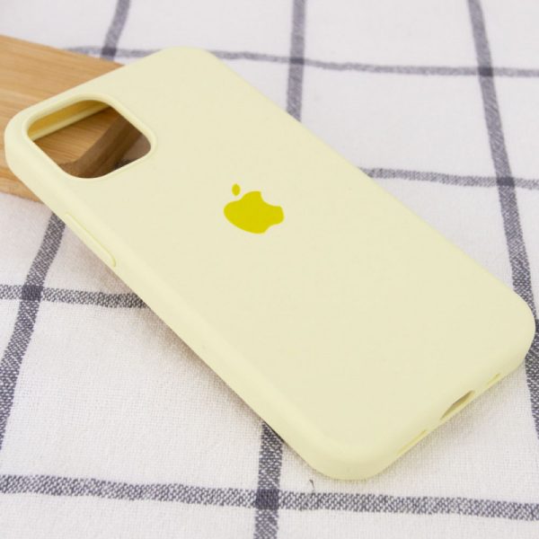 Чохол для iPhone 13 mini сіліконовий Case Full Protective жовтий - Зображення 2