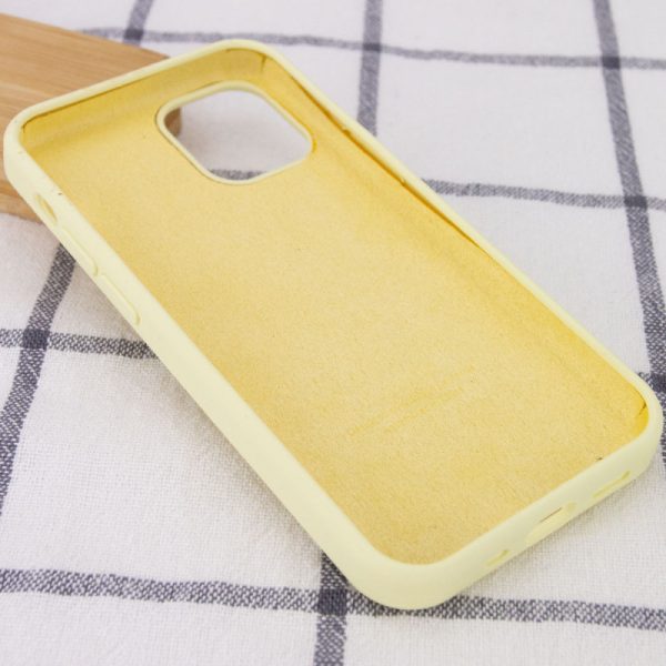 Чохол для iPhone 13 mini сіліконовий Case Full Protective жовтий - Зображення 3